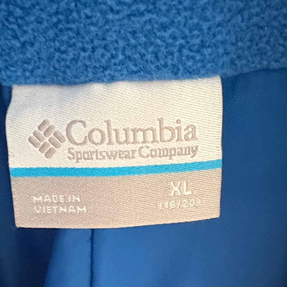 Columbia XL Blue Snow Bib - Picture 2 of 7
